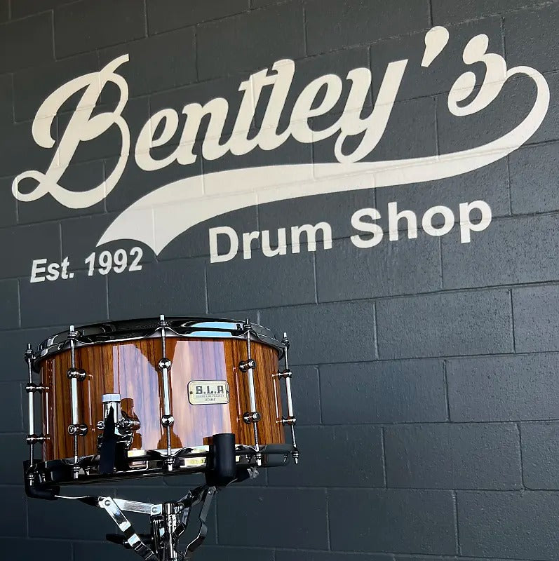 *Limited Edition* TAMA LGM147ZGNZ S.L.P 7x14" G-Maple Snare Drum in Natural Zebrawood Gloss